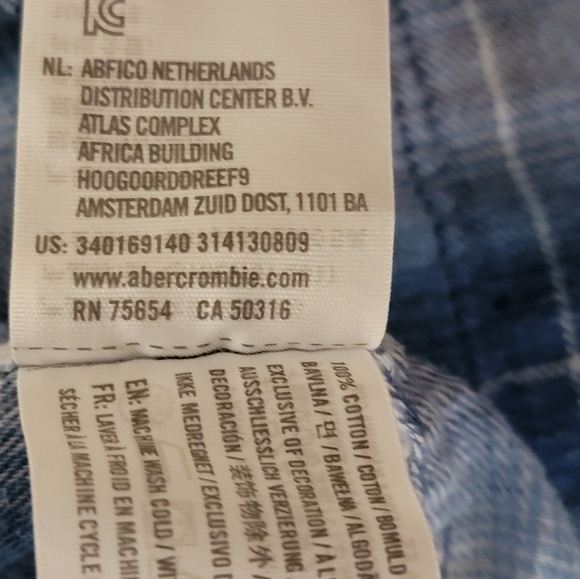 Hollister hooded button down high low plaid top size large - Picture 6 of 10